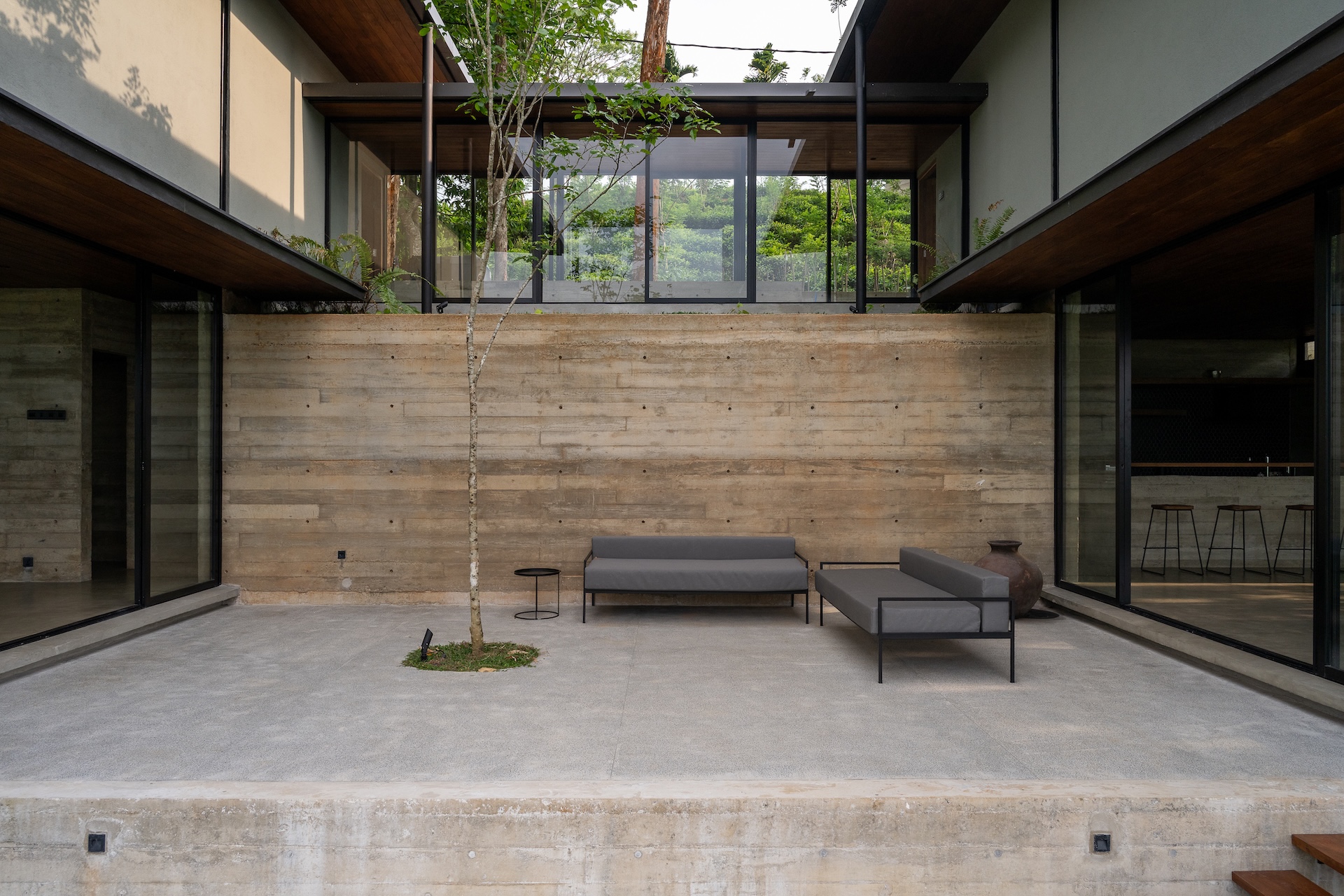 Eine der neuen Villen