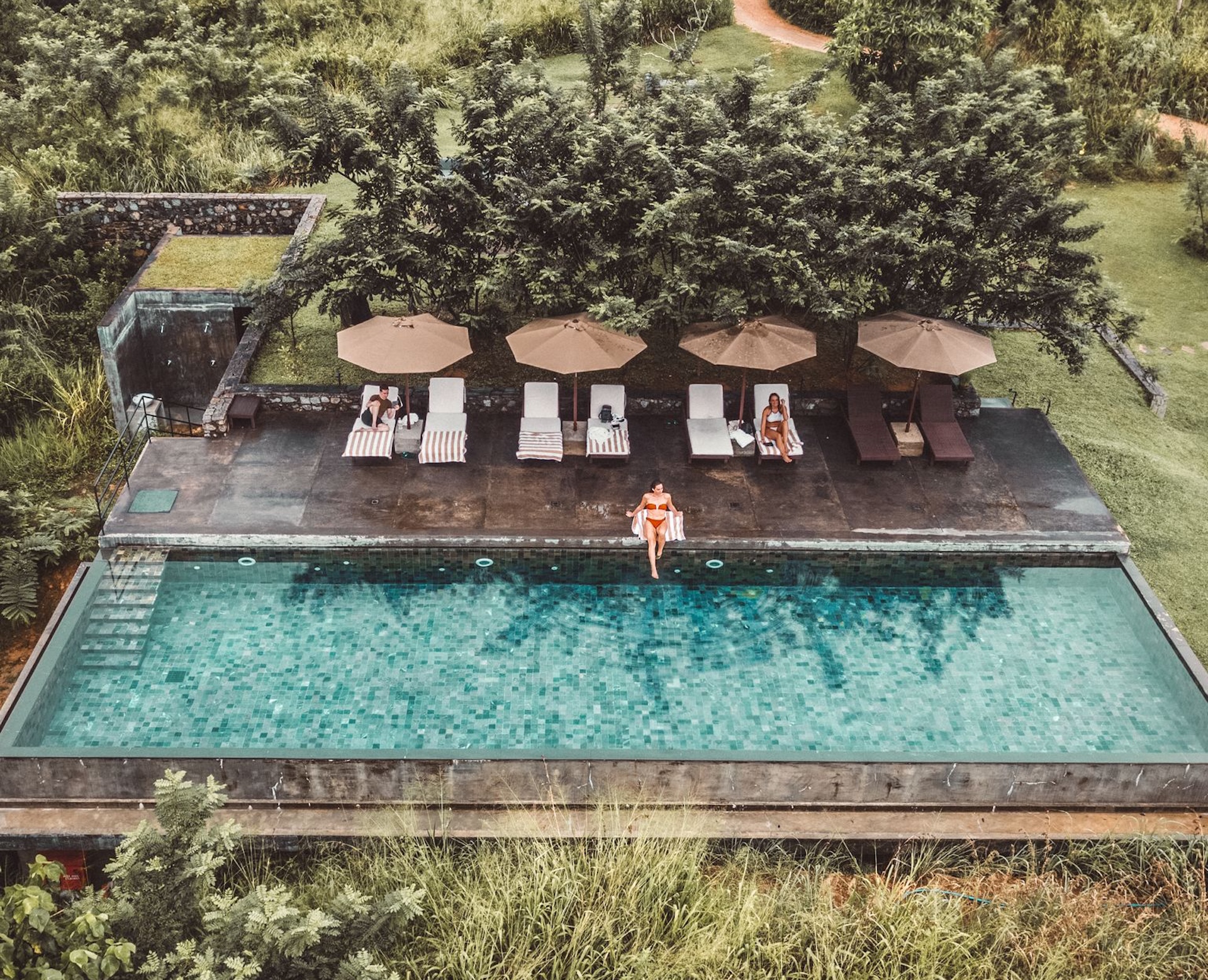 Der große Outdoor-Pool