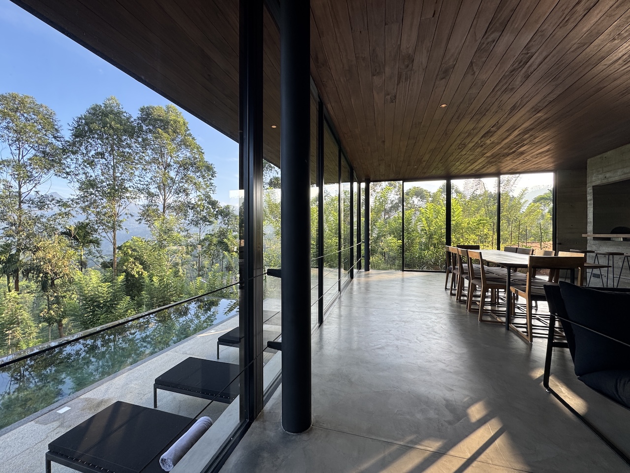 Lounge in der neuen Villa