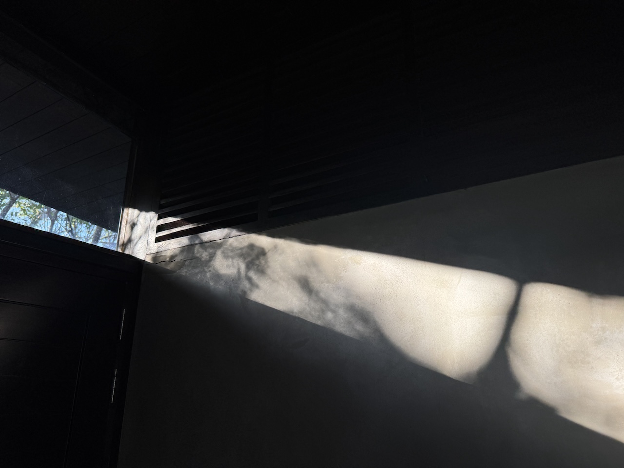 Spiel aus Licht und Schatten