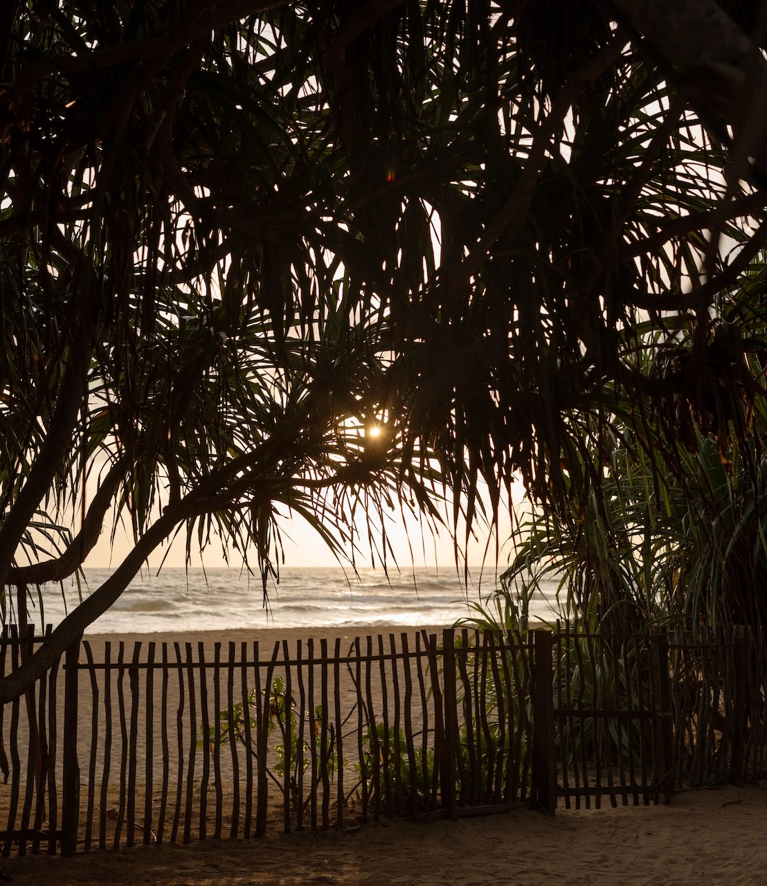 Gleich hinter dem Garten: das Meer!