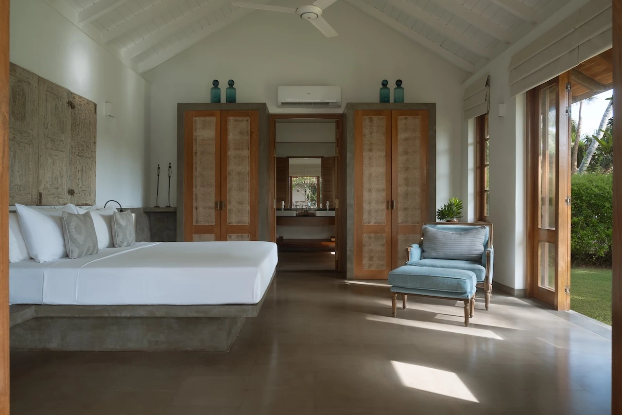 Eines der Zimmer in der Kirana Villa