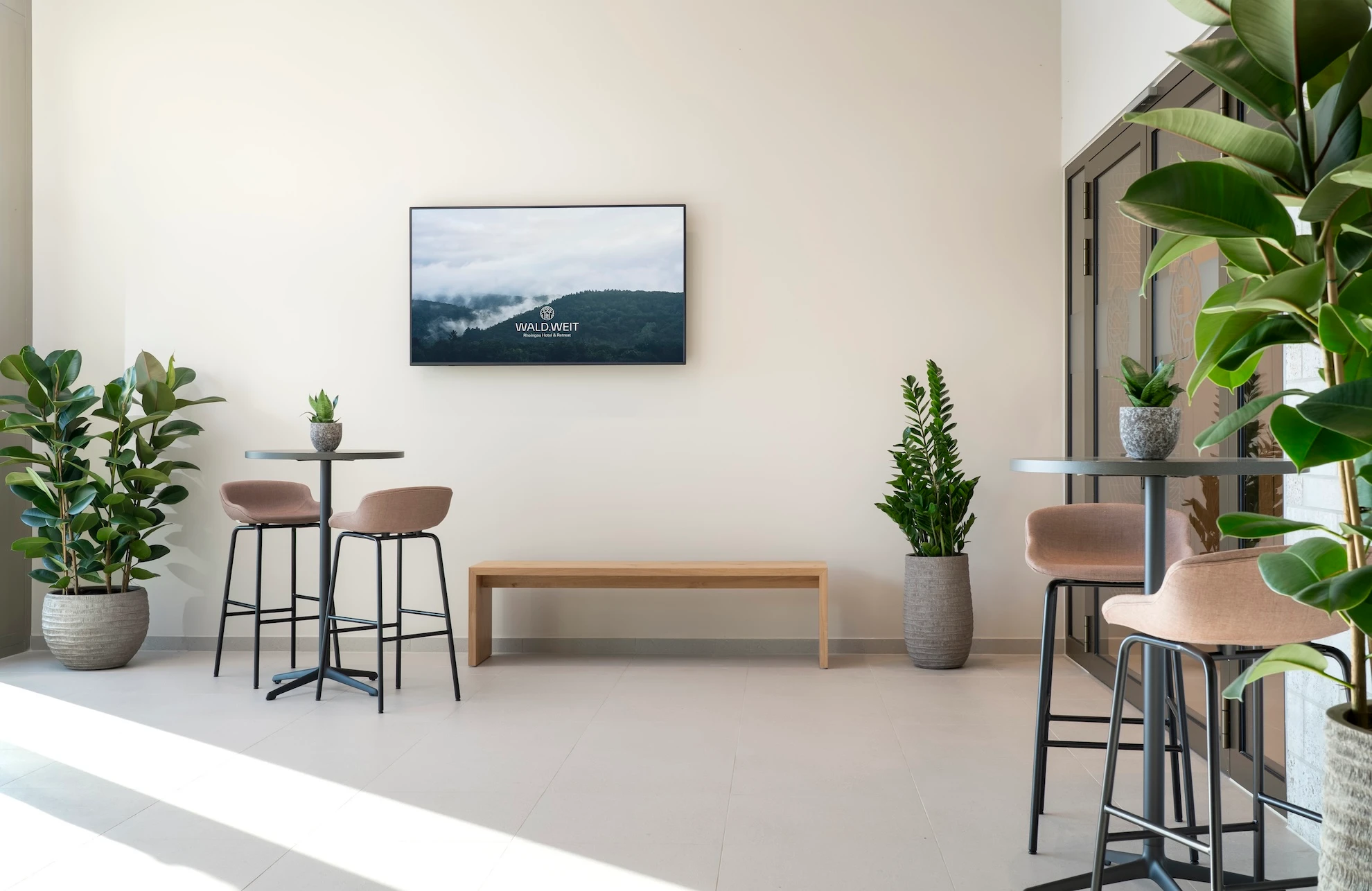 WALD.WEIT. Hier geht es zu den Tagungsräumen © Tim Karapetian