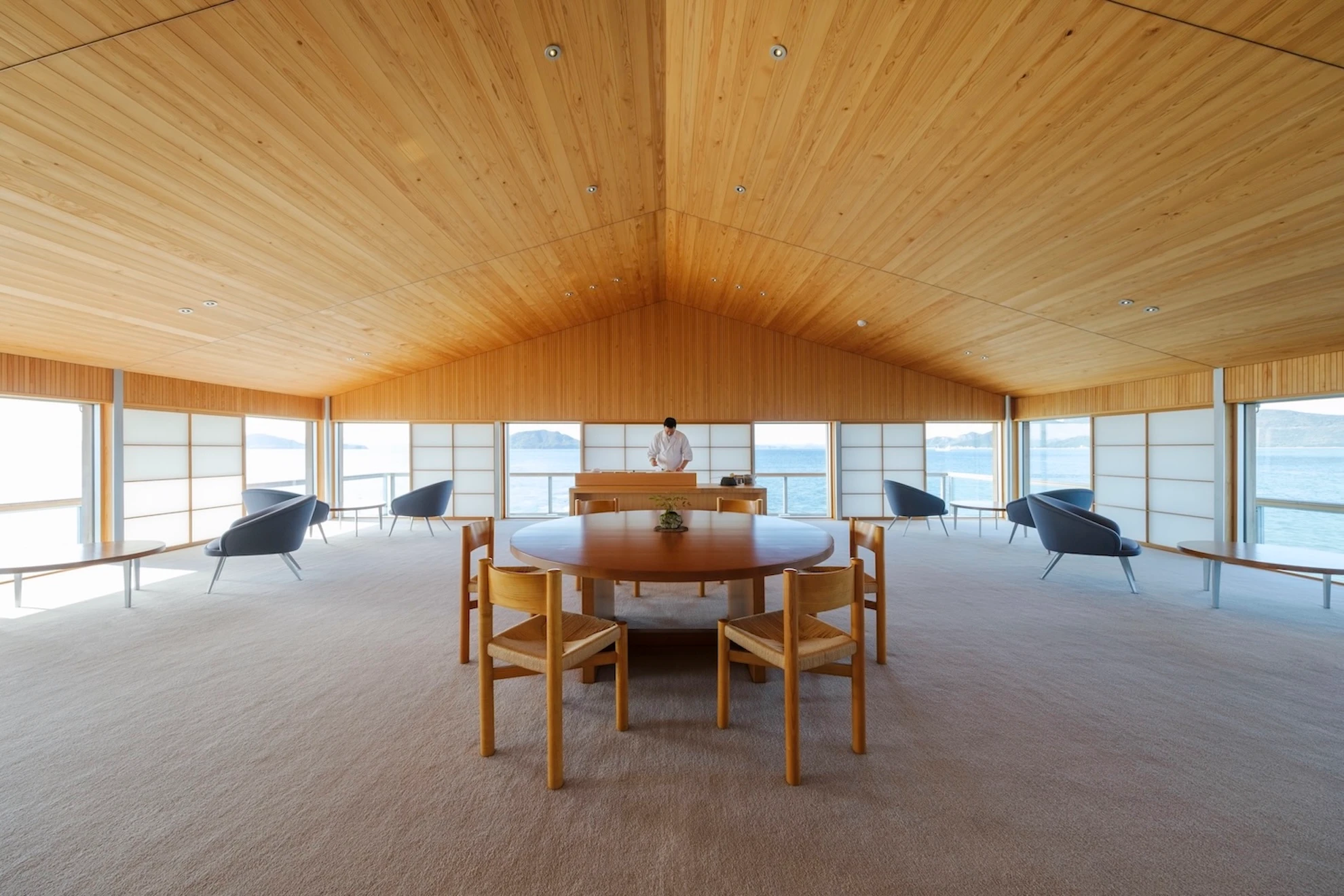 guntû, der einzige schwimmenden Luxus-Ryokan Japans