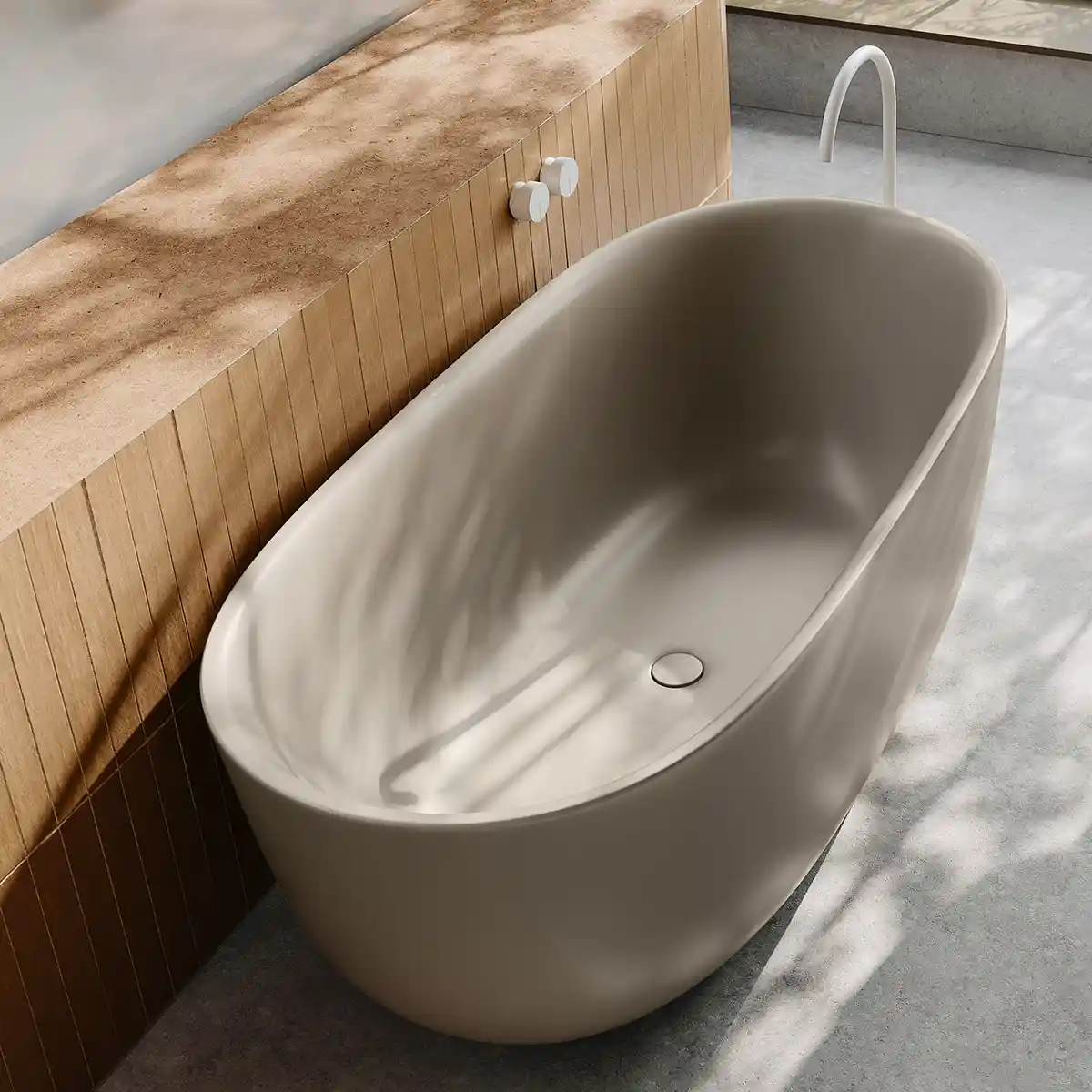 Wanne aus Stahl-Emaille