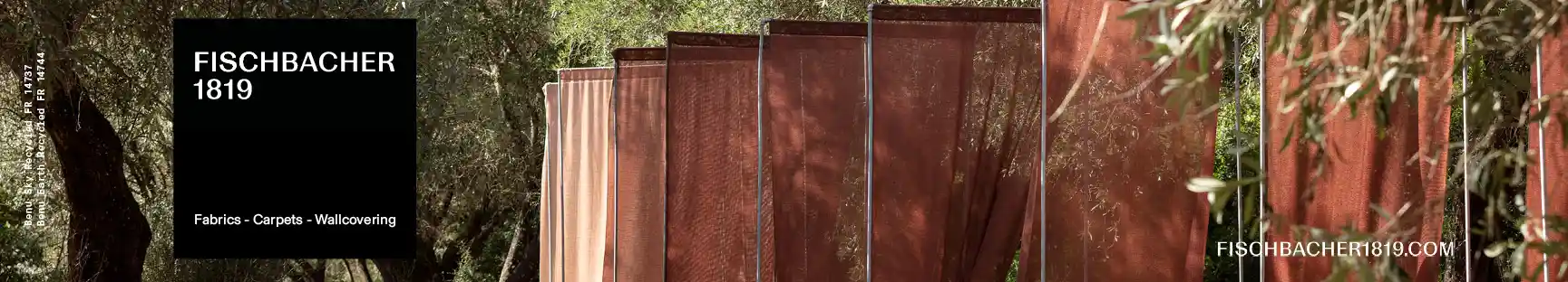Anzeige für Fischbacher 1819 – Fabrics, Carpets, Wallcovering