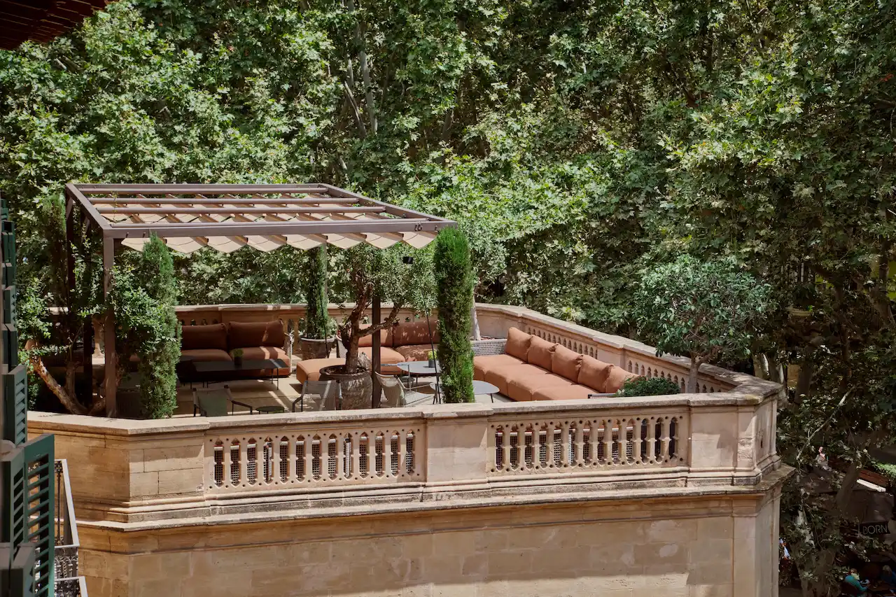 Hotel Can Alomar in Palma de Mallorca: Dachterrasse