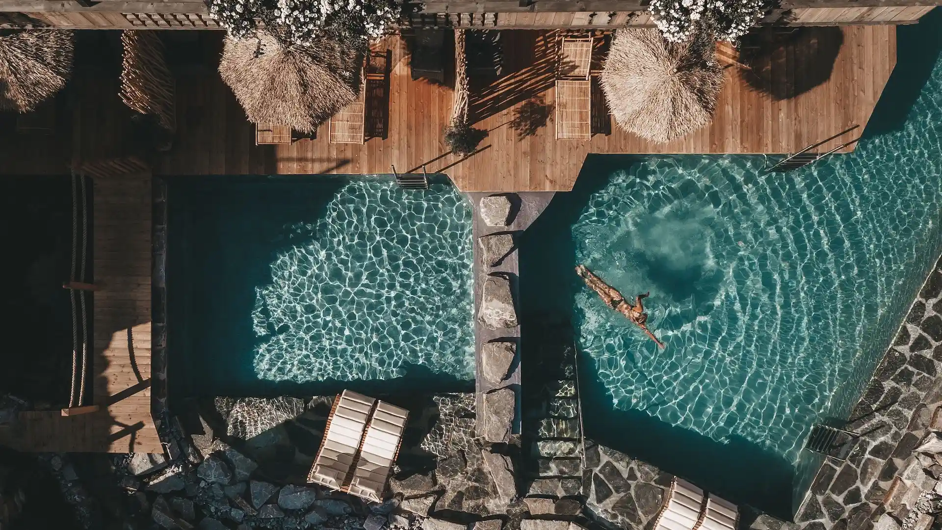 Das ist der alte Pool - der aber erhalten bleibt © NEST X NOMAD