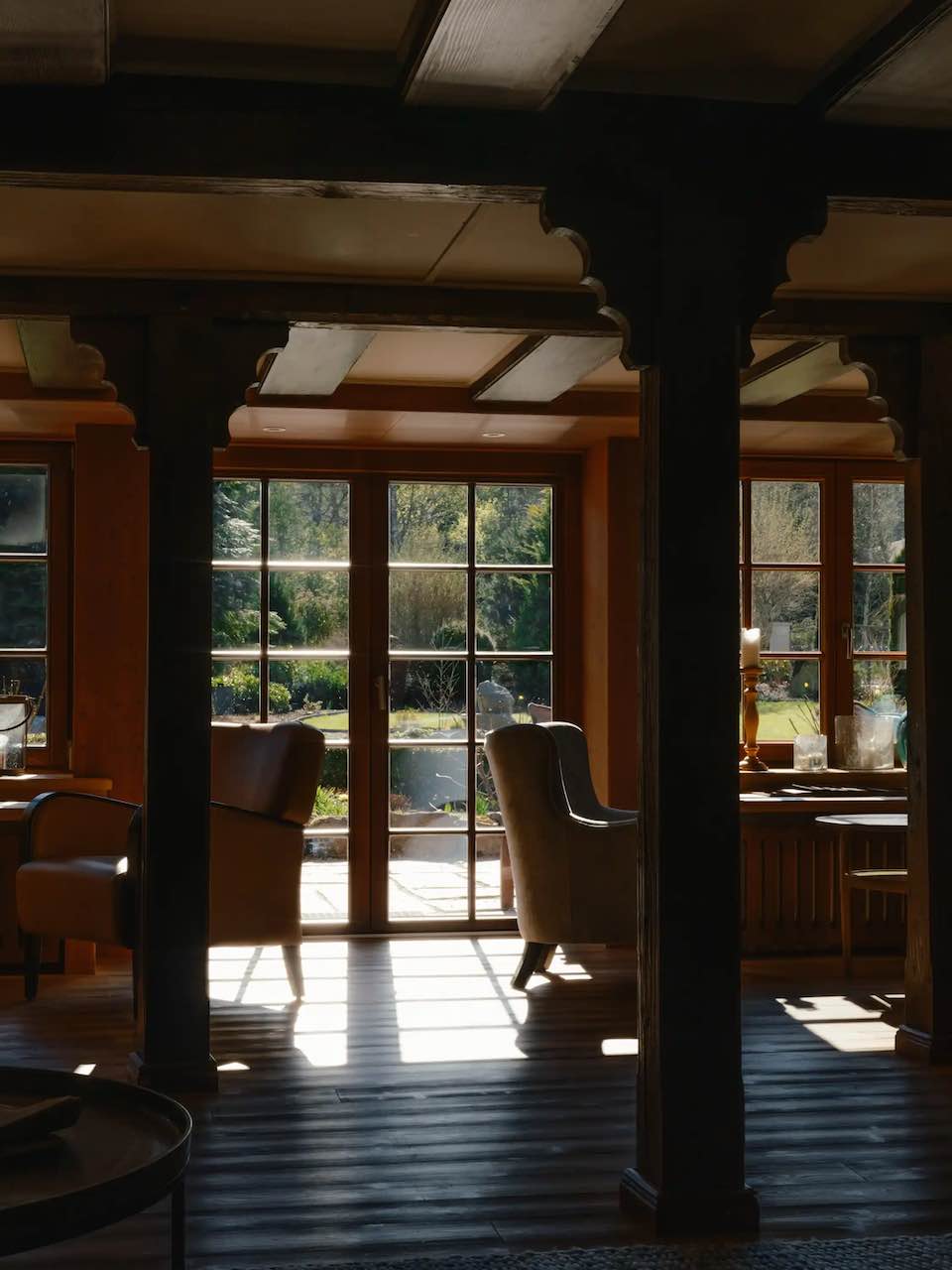 Das Wohnzimmer des Boutiquehotels Mühle