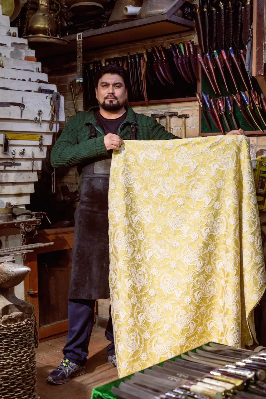 HOMA: Stoff von Fischbacher 1819 © Peter Hauser