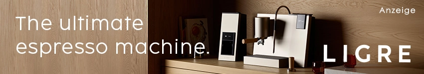 Liger Siebträgerkaffeemaschine Werbebanner