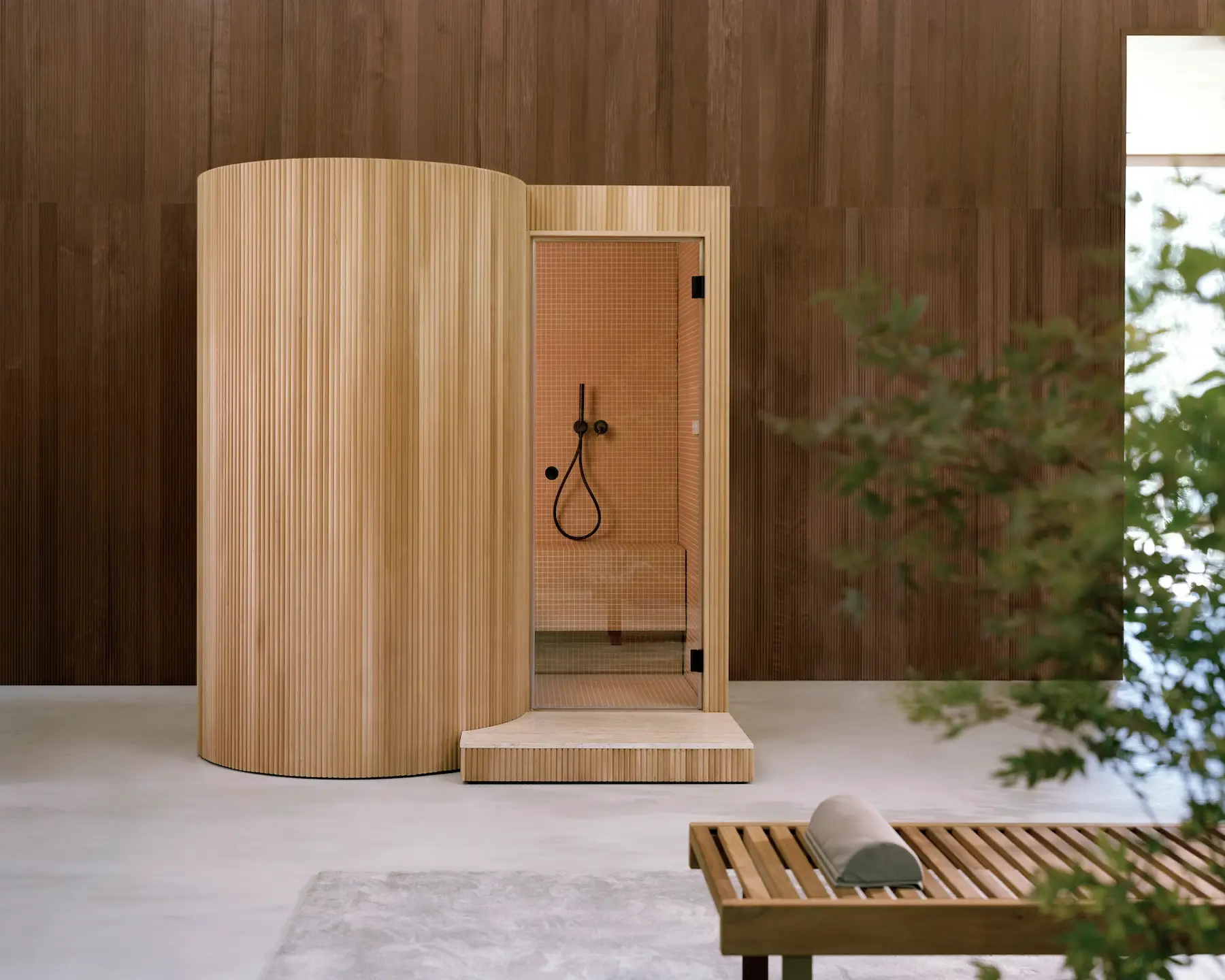 Baluar von Patricia Urquiola: Modulares Sauna- und Hammam-System 