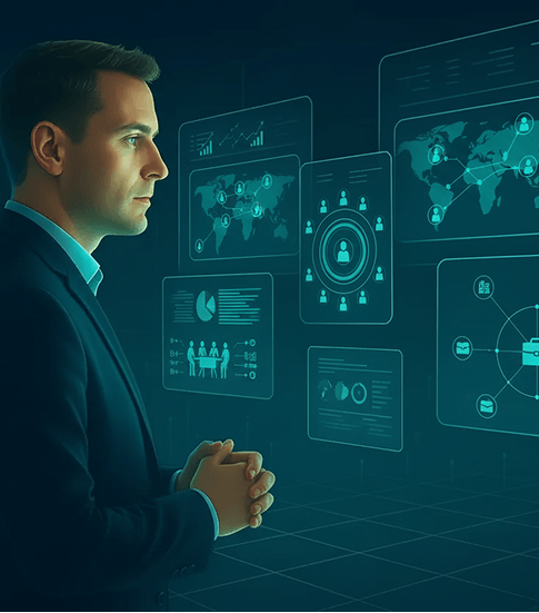 Telco moderno​  illustration