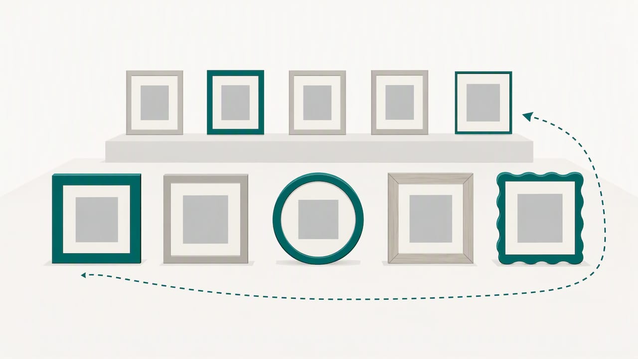 Gallery grid reveals unequal executive placement