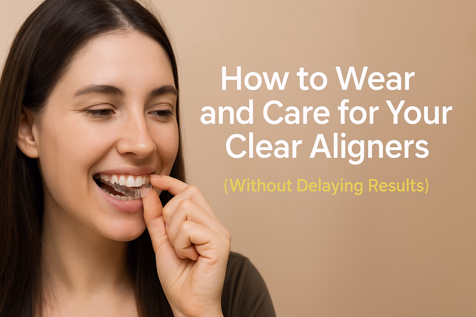How to Wear and Care for Your Clear Aligners