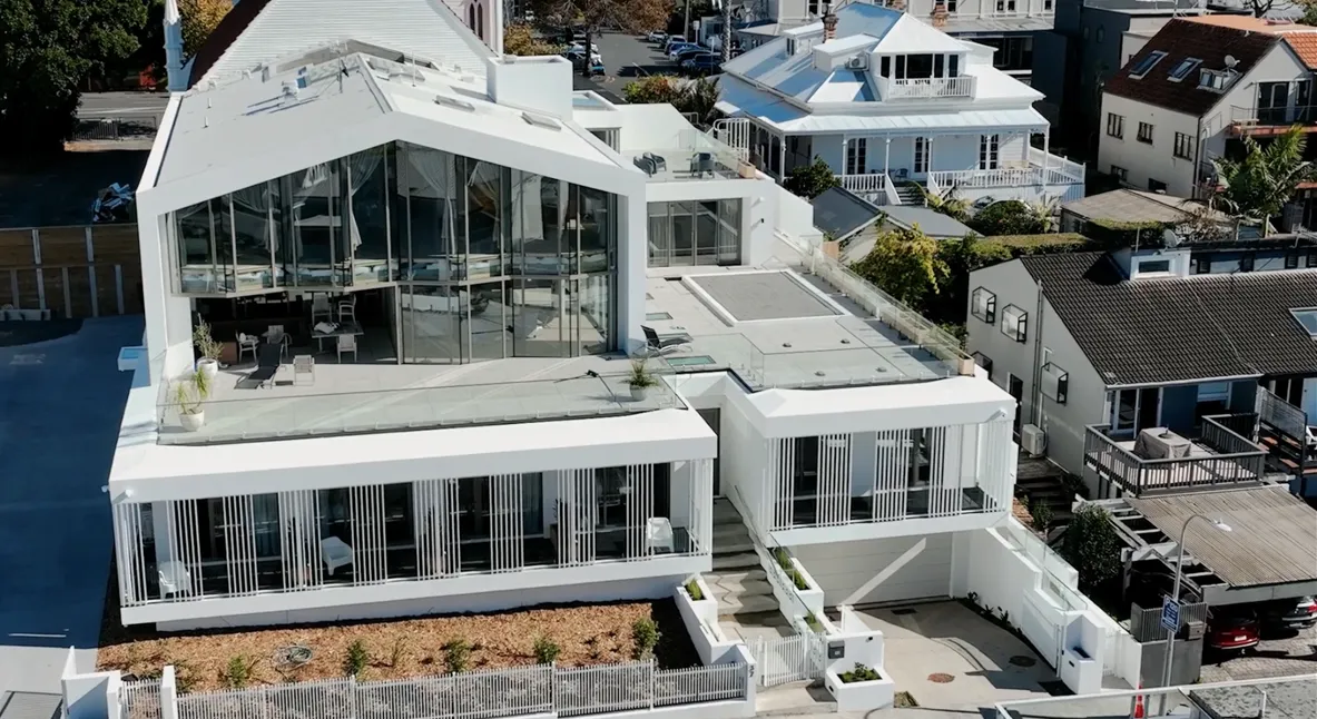 Tiles on membrane deck Auckland