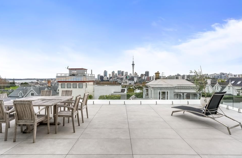 Floating Tile Decks with Adjustable Pedestals & Aluminium Framing installed in Ponsonby Auckland