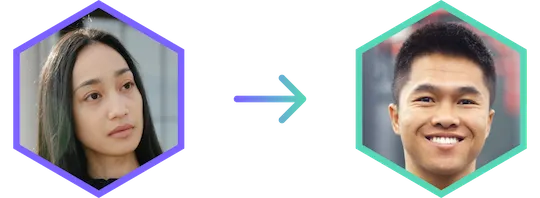 Imagery of a person sharing data with their coach.