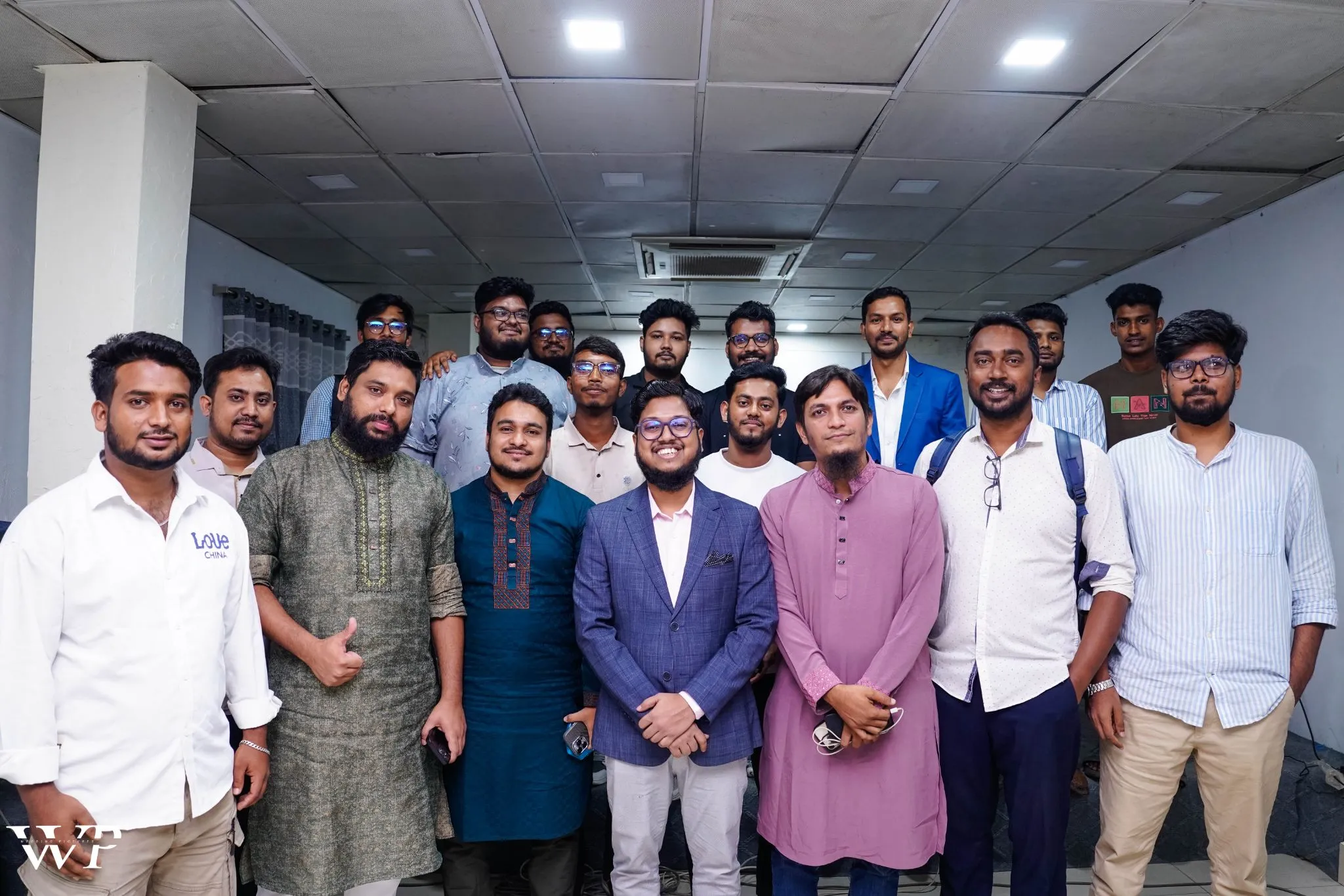 Group of entrepreneurs and attendees at GearCon Comilla 2025, celebrating community and Print-on-Demand growth in Bangladesh.