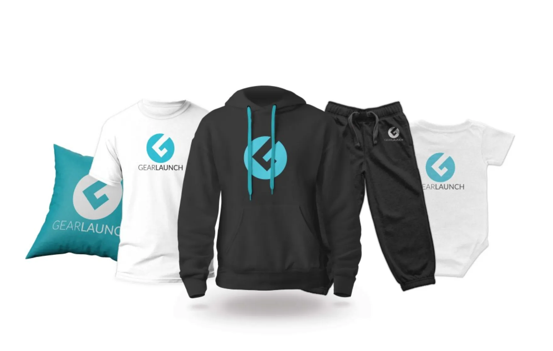 GearLaunch print-on-demand apparel including t-shirts, hoodies, and accessories with fall-themed designs for Thanksgiving celebrations.