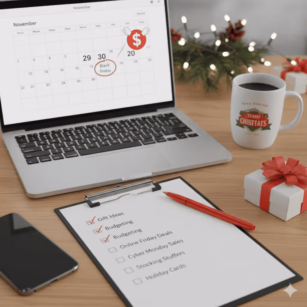 Black Friday planning checklist and calendar for holiday sales preparation
