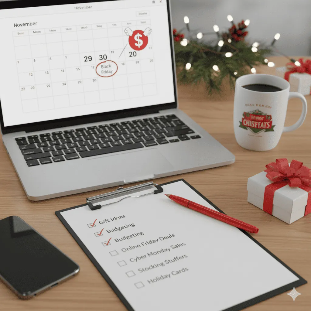 Black Friday planning checklist and calendar for holiday sales preparation