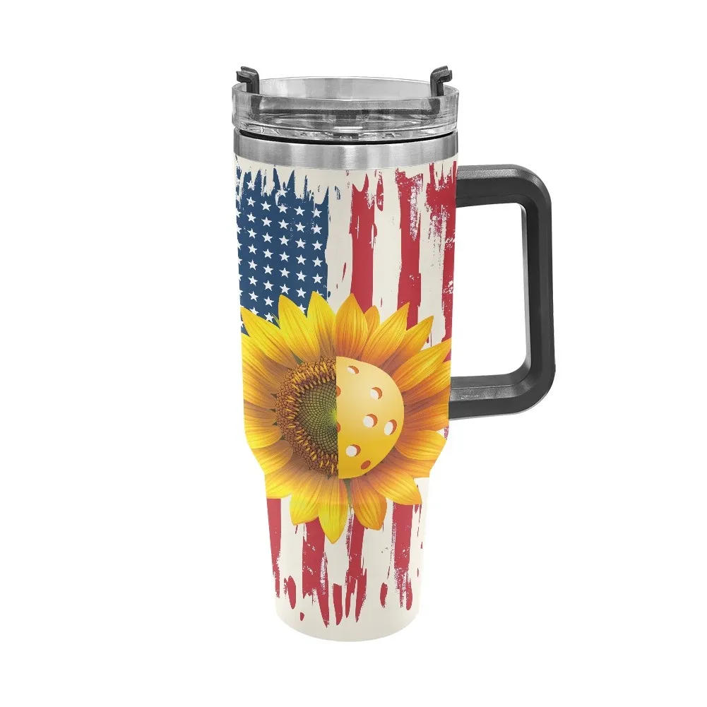 Tumbler patriotic print-on-demand design.