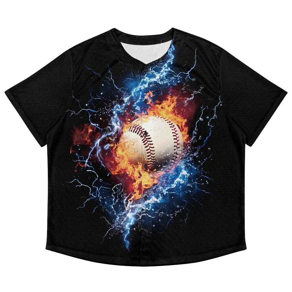 Baseball shirt mockups showing the top-selling print-on-demand products for international baseball fans.