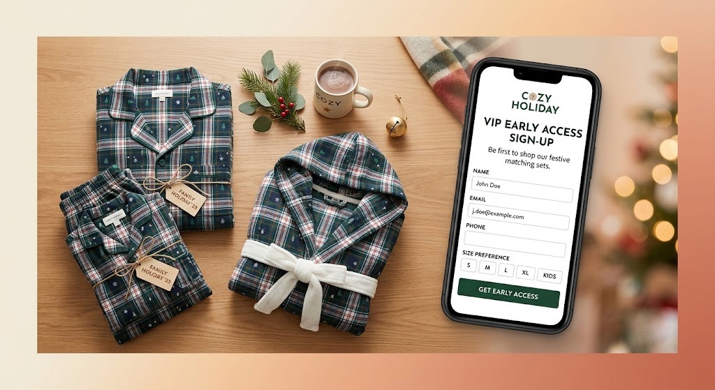 VIP early access waitlist form for GearLaunch Black Friday sale