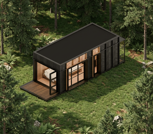 Shelter S3 hotel cabin