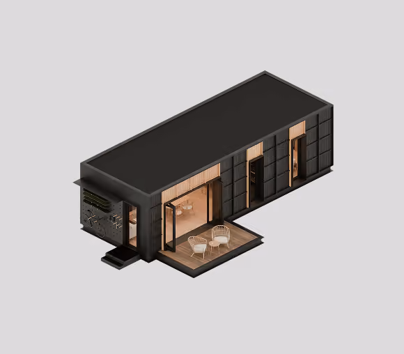 Shelter 2 Bedroom modular cabin