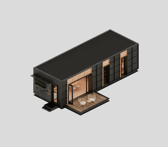 Shelter 2 Bedroom modular cabin