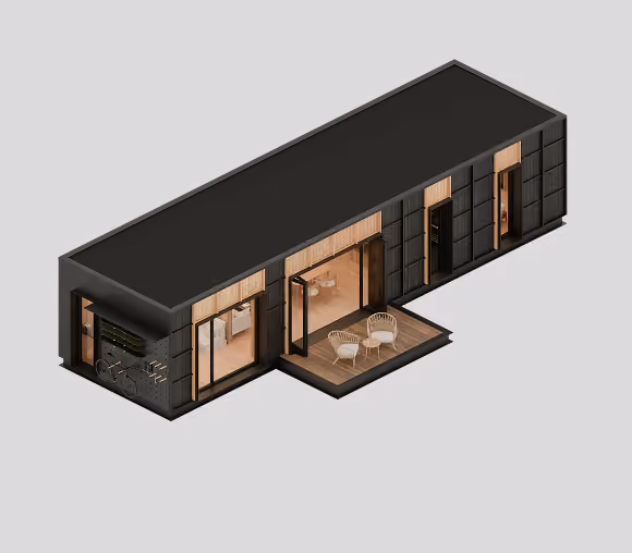 Shelter 2 Bedroom modular cabin