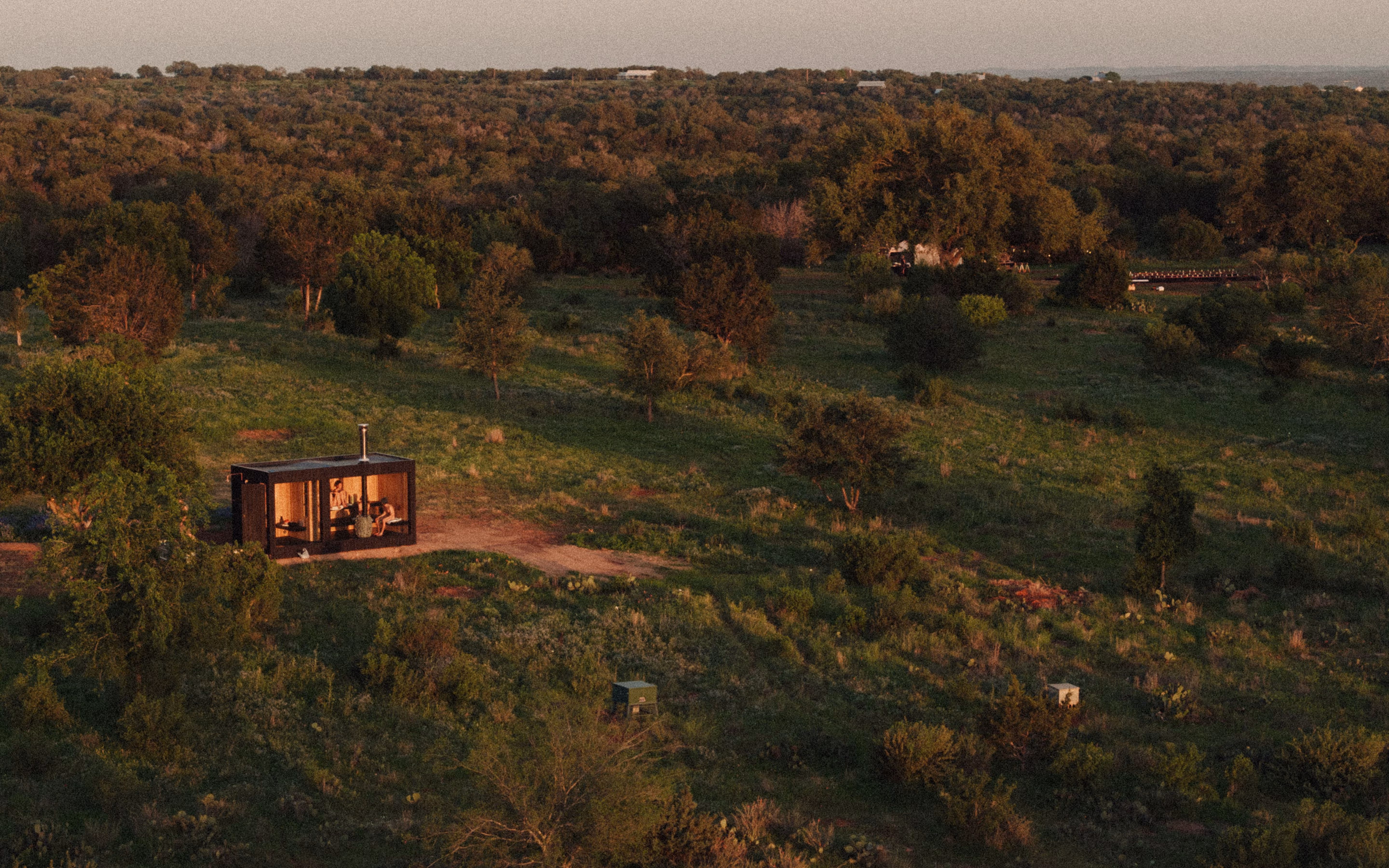 Commercial and residential outdoor modular saunas by ELMNTL