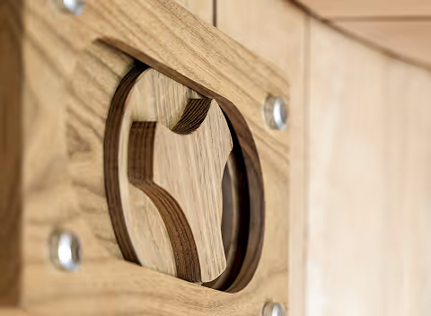 Custom ventilation in ELMNTL Modular Saunas made in Colorado