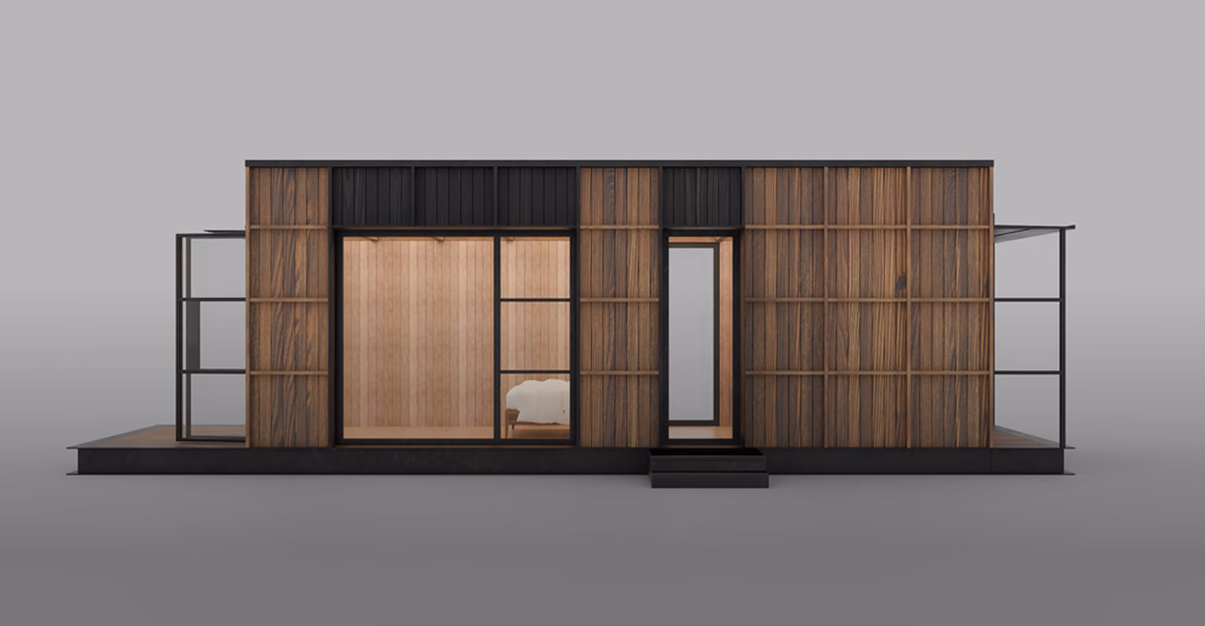Modular hotel cabin from ELMNTL