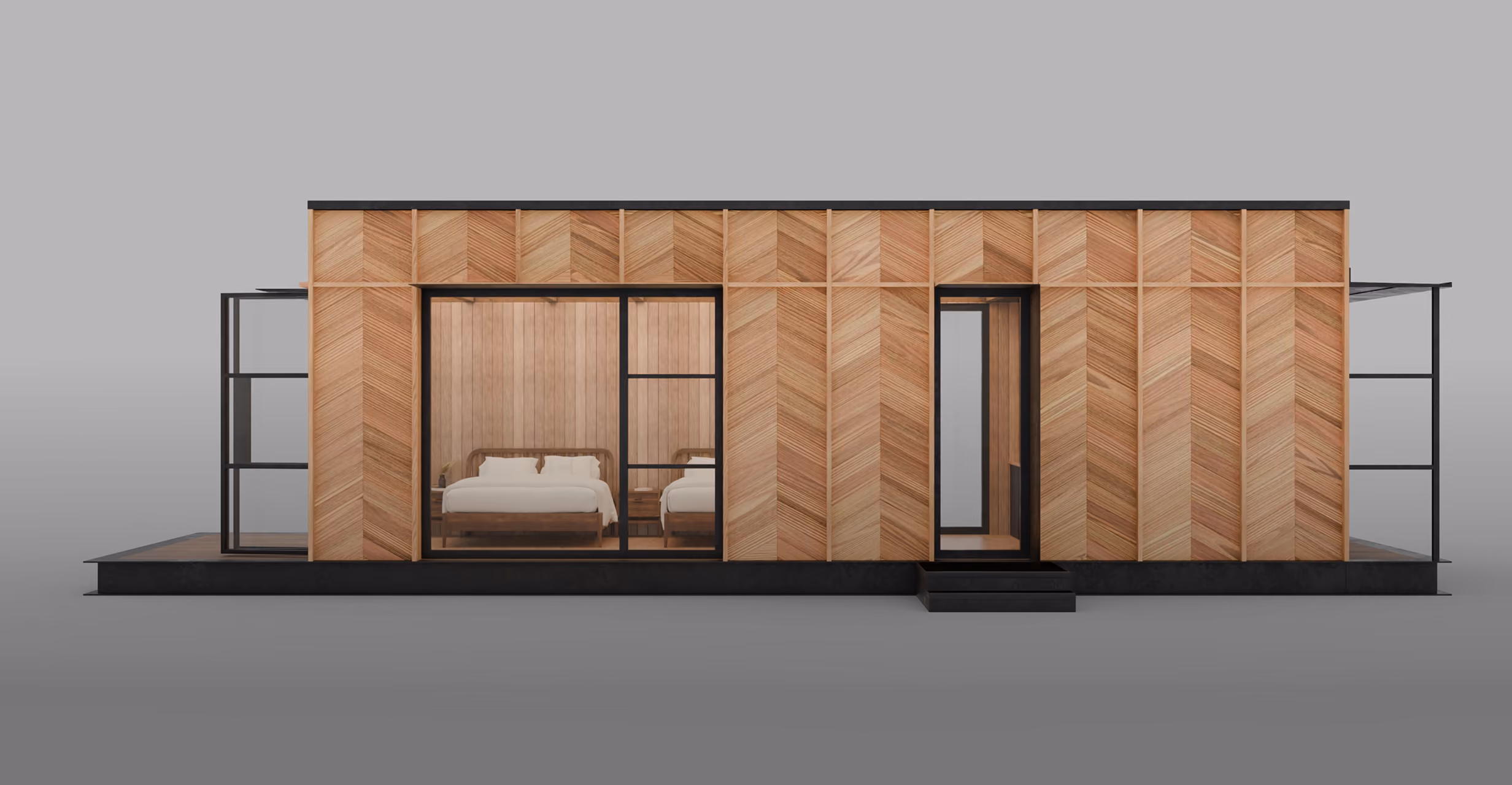 Modular hotel cabin from ELMNTL