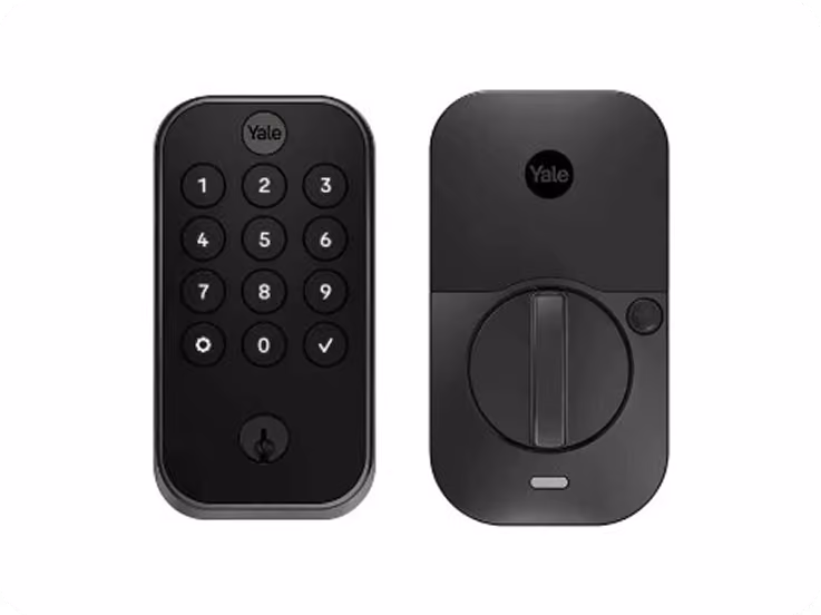 Keyless entry on ELMNTL modular prefab hospitality cabins