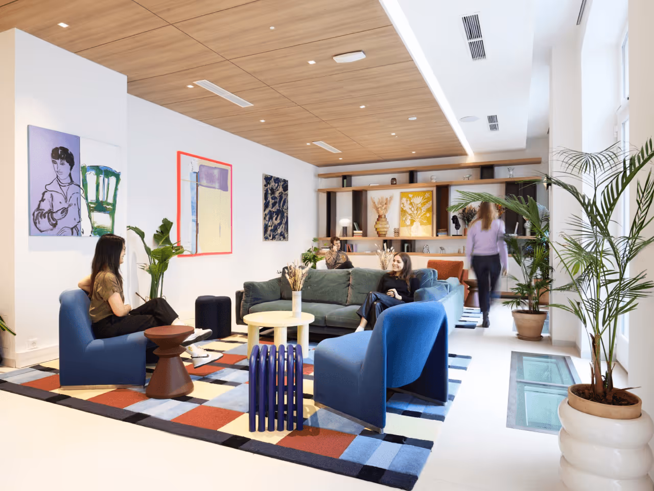 Photo illustration coworking Morning