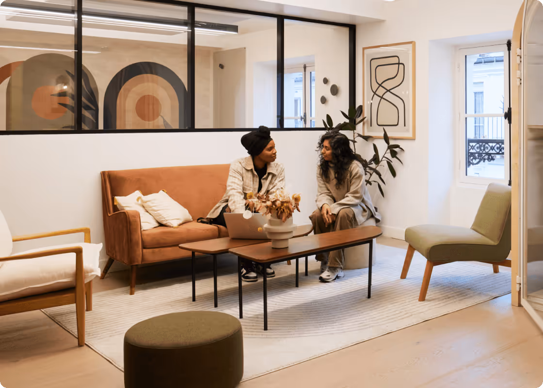 Photo illustration coworking Morning