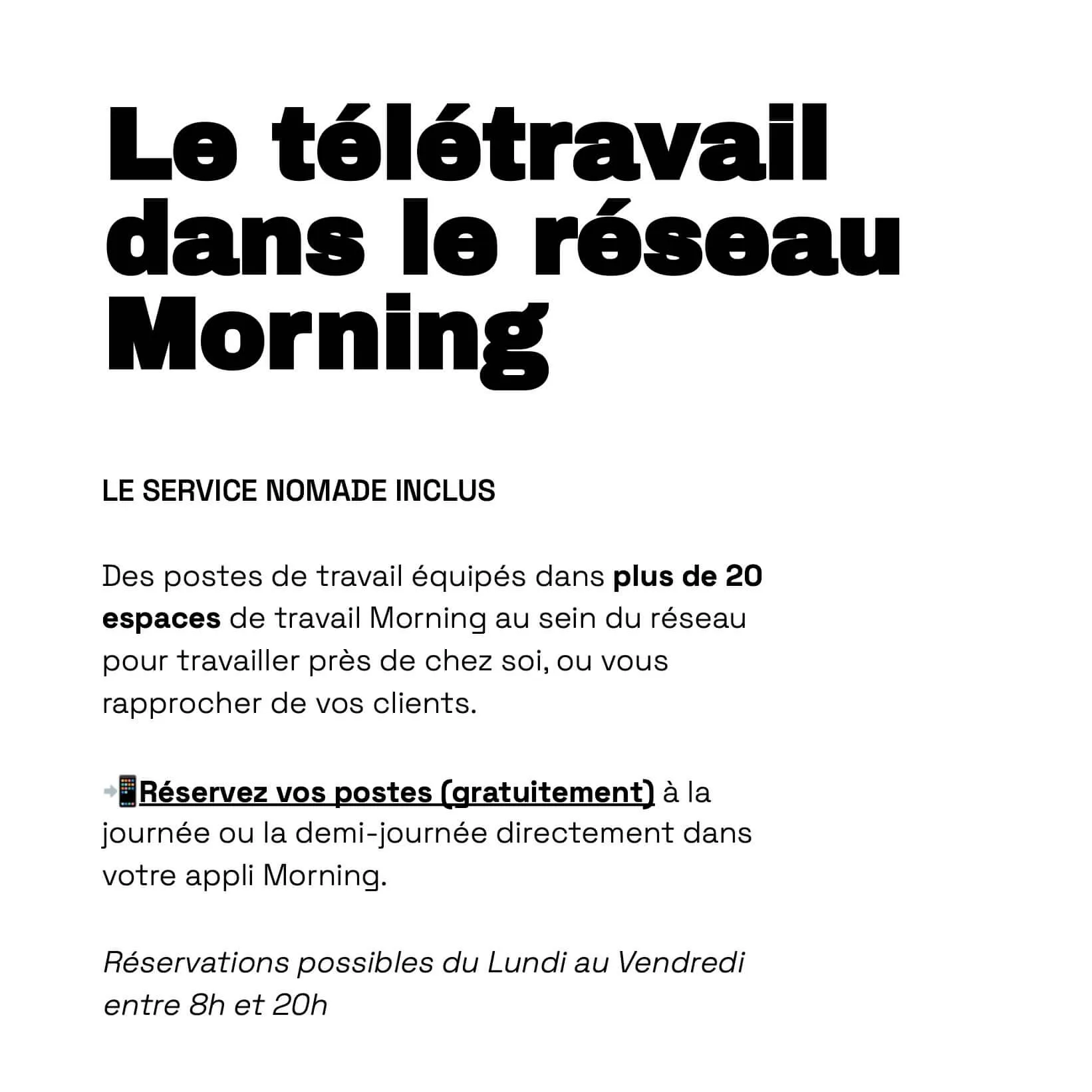 infos service nomade