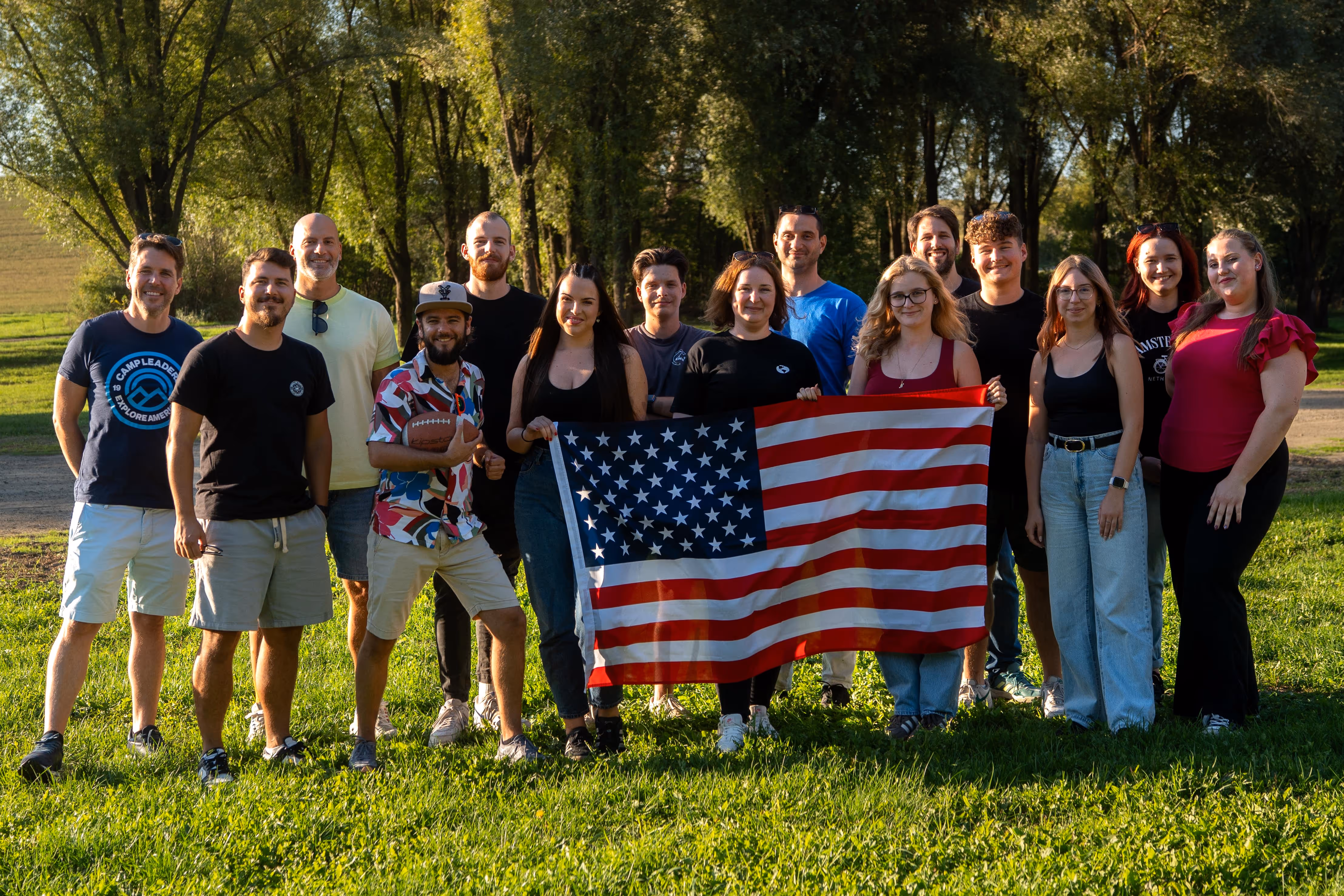 A group photo of the Camp Leaders Hungary team