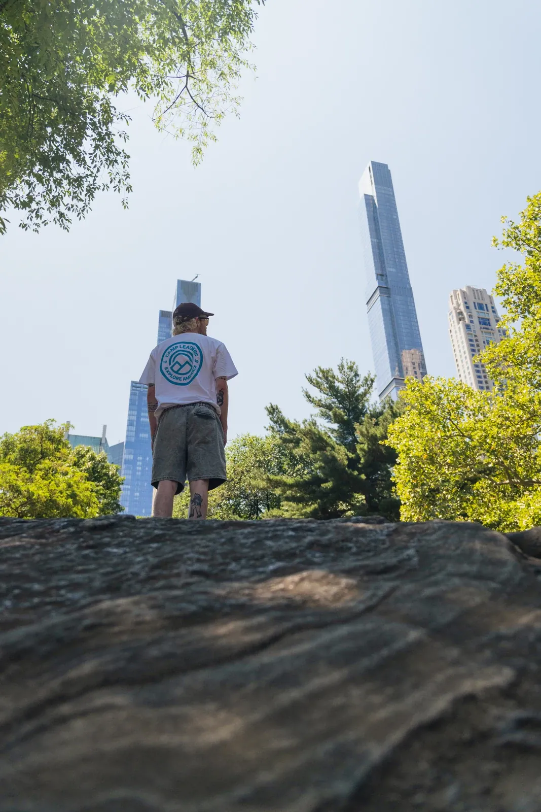 A Camp Leaders participant in Central Park, New York