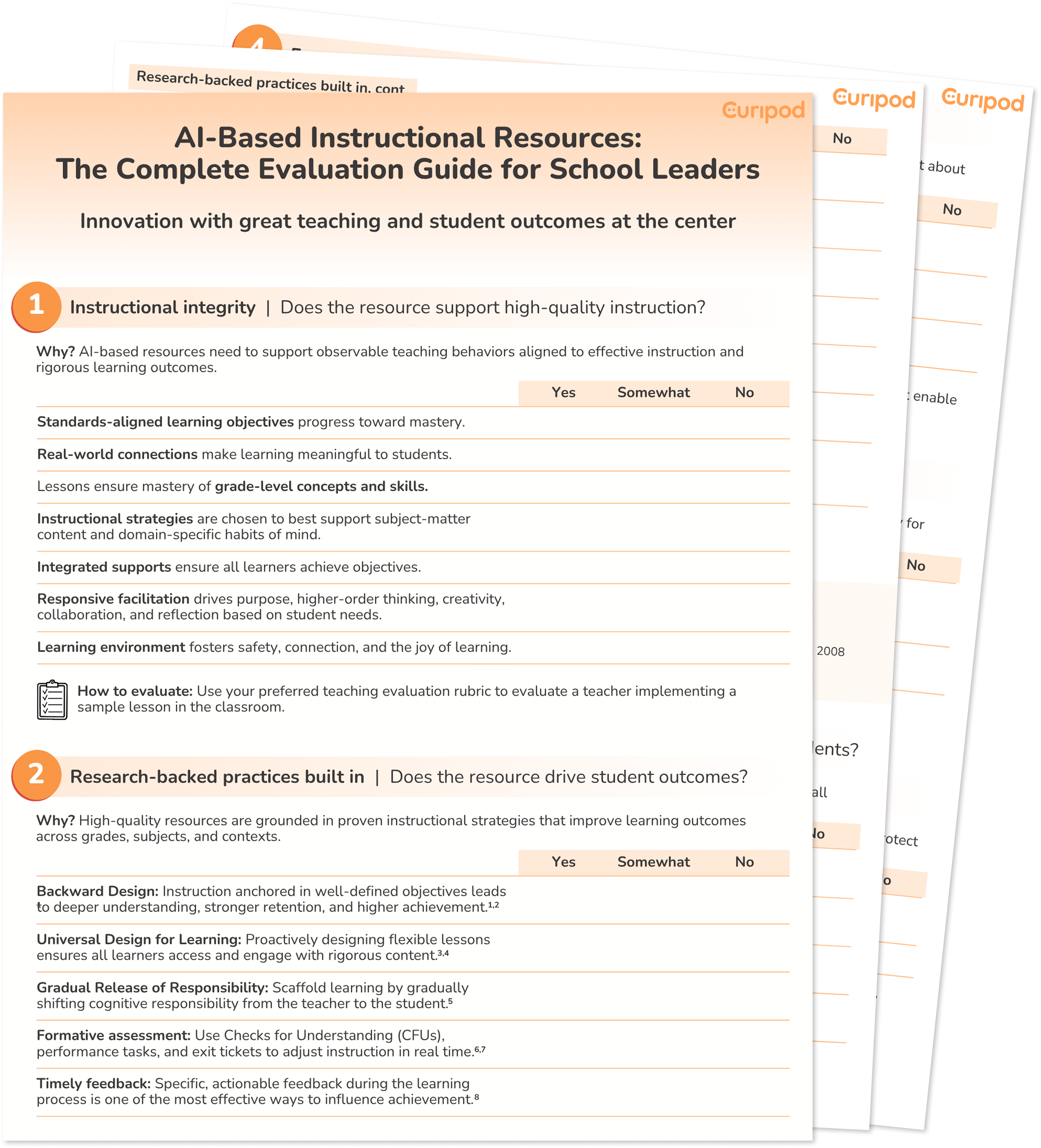 AI-Based Instructional Resources: The Complete Evaluation Guide for School Leaders