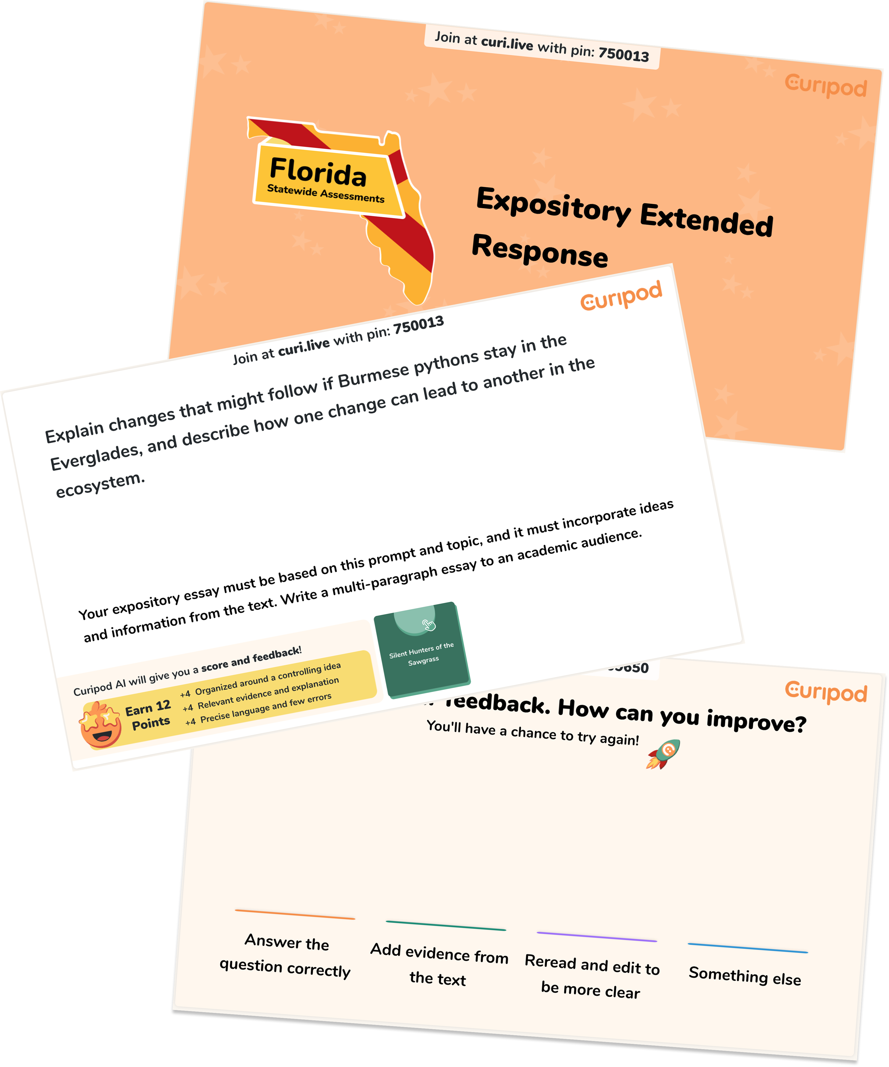 Curipod test prep graphic