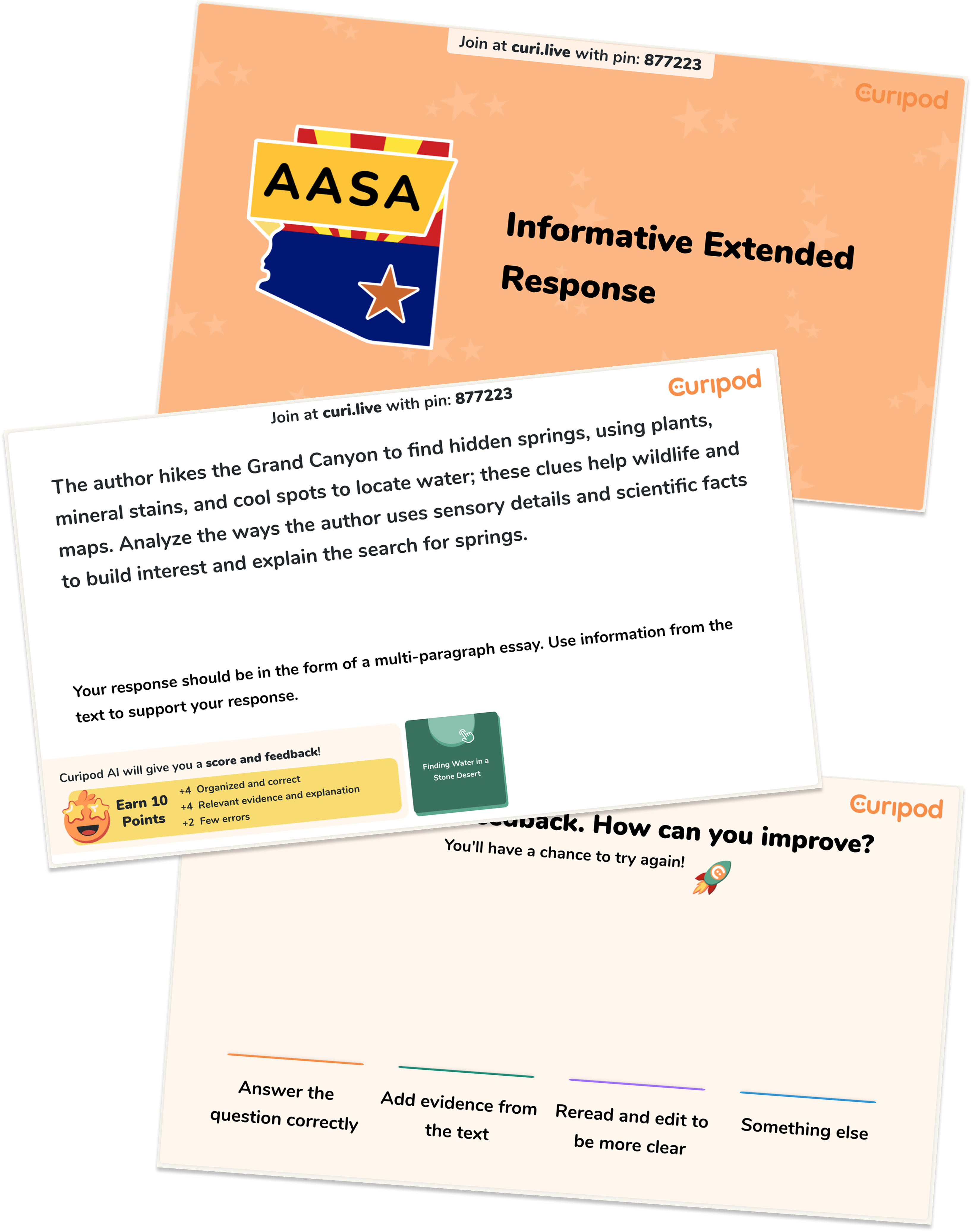 Curipod test prep graphic