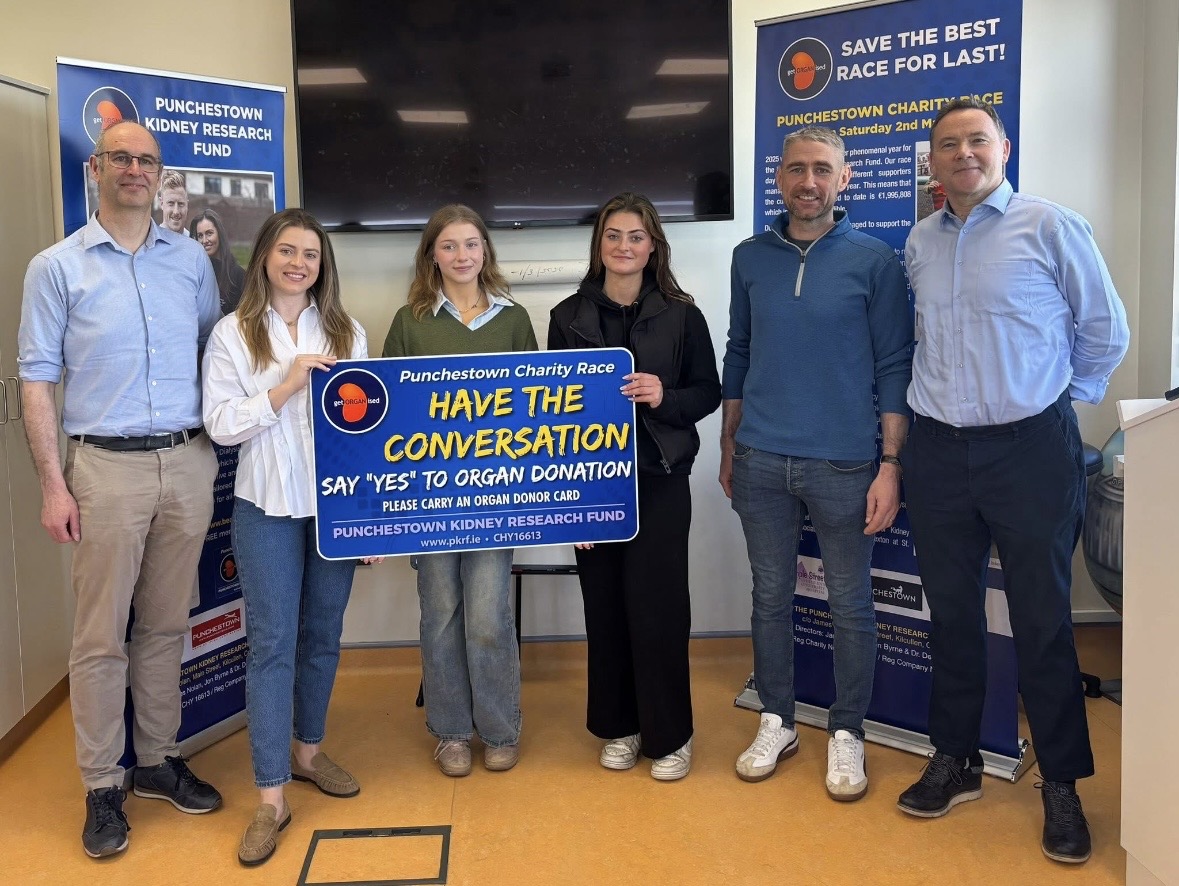 PKRF Jockeys visit Vartry Renal Unit in Tallaght University Hospital