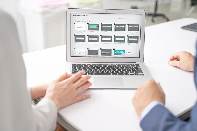 Autify Pro Serviceを実際に使用しているシーンのイメージ