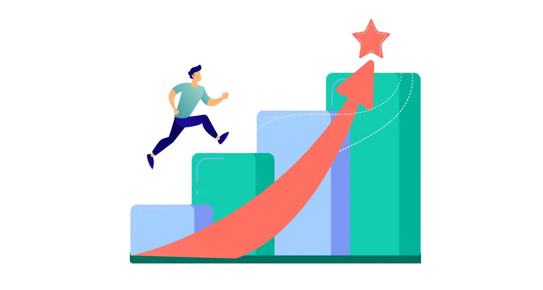 ステップアップ イラスト