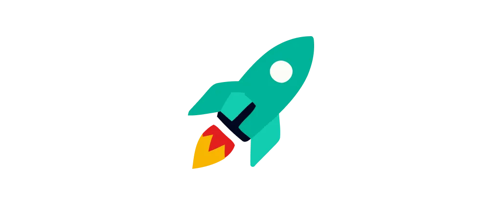 ロケットの打ち上がるイラスト